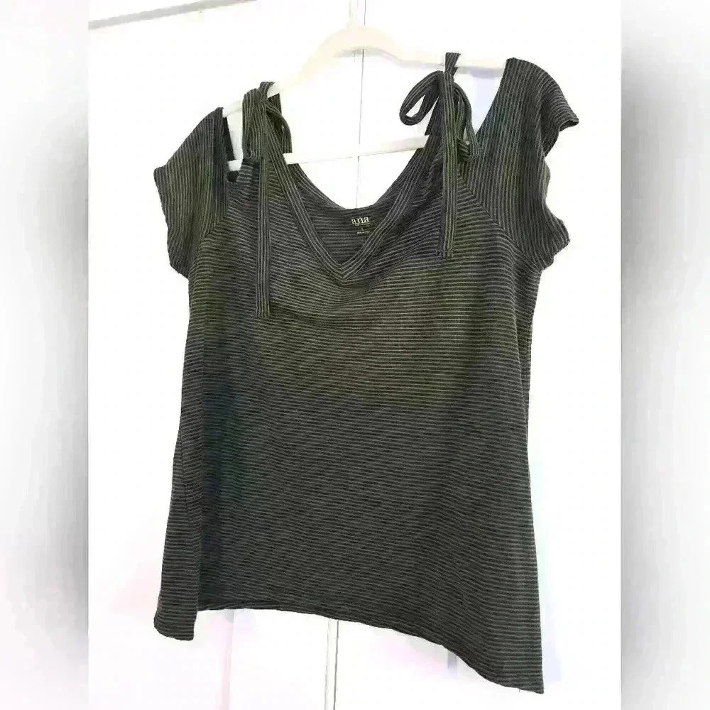A.n.a. Off-the-Shoulder Striped Top